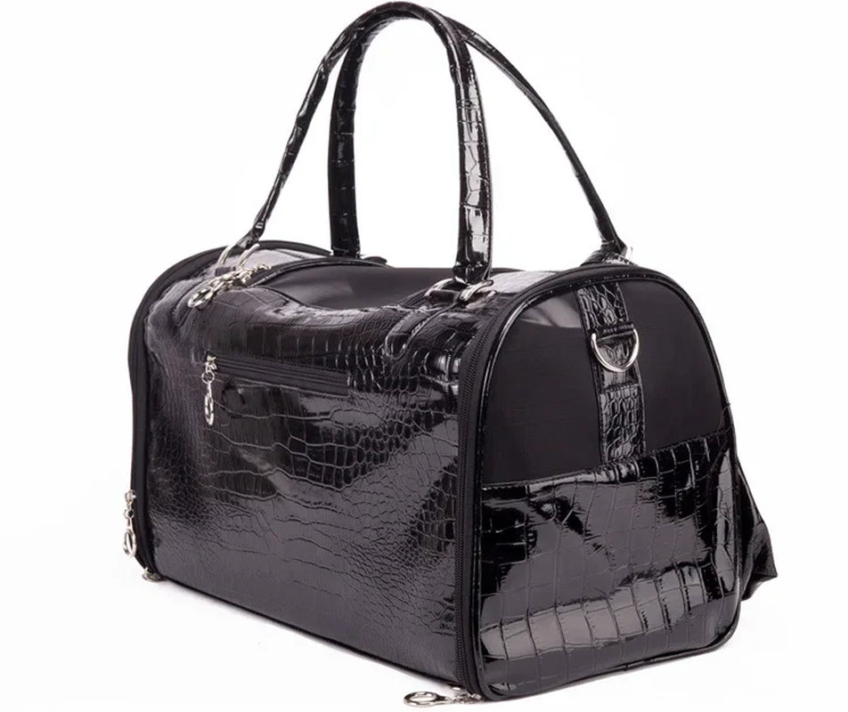 Portable Outdoor Pet Cat Dog Carrier Bag with Purse Leather Travel Small Dog Chihuahua Teddy Carrying Bag Handbag
