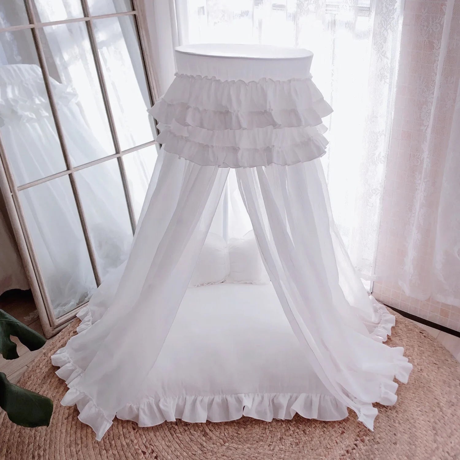 Pet Tent Cat Blanket Pink Dog Beds and Pillow All Seasons General Teddy House Cute Princess Bed Hand Wash Cat Beds